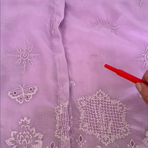 Johnny Was - Slim Audrey Embroidered Shirt - Picture 12 of 13